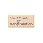 Preview: Stempel Einladung zur Konfirmation