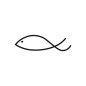 Preview: Motivabbildung Stempel „Fisch modern“