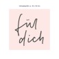 Preview: Stempel für dich ca. 45 x 45 mm