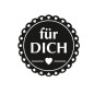 Preview: Detailansicht Motiv Holzstempel für DICH
