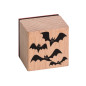 Preview: Stempelset Halloween 16teilig Detailansicht Fledermaeuse