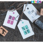 Preview: Gestaltungsbeispiele mit Holzstempel-Set Halloween