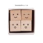 Preview: Mini-Stempelset Smile 4 Holzstempel