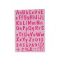Preview: Schablone Buchstaben