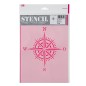 Preview: Stencil Windrose A4 von efco creative