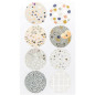 Preview: Motive Sticker Crafted Nature Blautöne von Rico Design