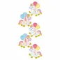 Preview: Sticker Einhorn mit Ballons