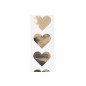 Preview: Sticker Herzen goldfarben 5 cm