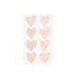 Preview: Sticker Herzen puderfarben 4 Blatt