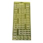 Preview: Konturensticker Zur Konfirmation gold-glänzend HobbyFun