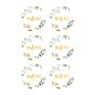 Preview: Sticker Mr & Mrs rund