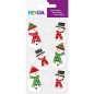 Preview: Sticker Schneemann in 3-D-Optik von HEYDA