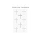 Preview: Strass Sticker Kreuz 8 Motive