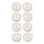 Preview: CREApop® Sticker Einladung Konfirmation Schiff goldfarben