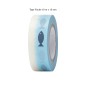 Preview: Tape Fische blau weiß 10 m x 15 mm