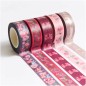 Preview: Tape Set La Vie En Rose Pink/Rosa 5 Roleln