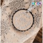 Preview: Embossing Beispiel mit Holzstempel Stille Nacht