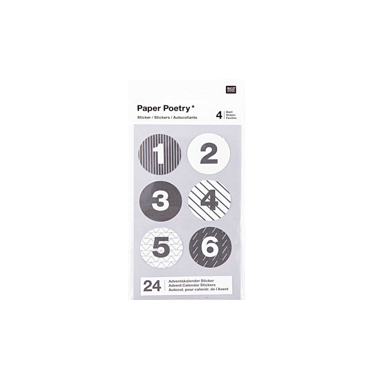 Sticker für Adventskalender