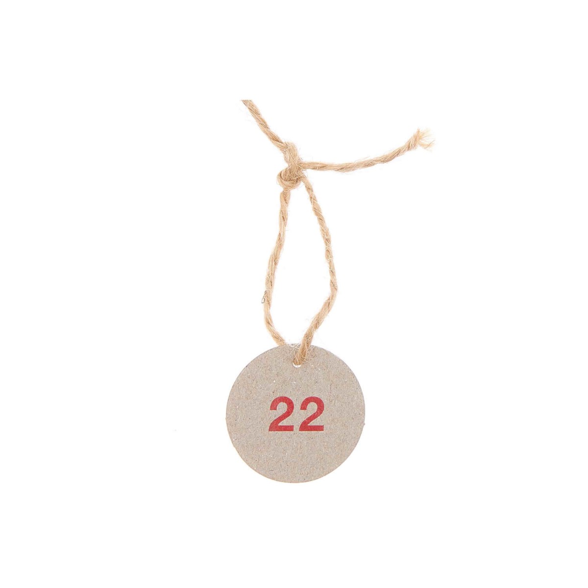 Adventskalenderzahlen Graukarton Rico Design