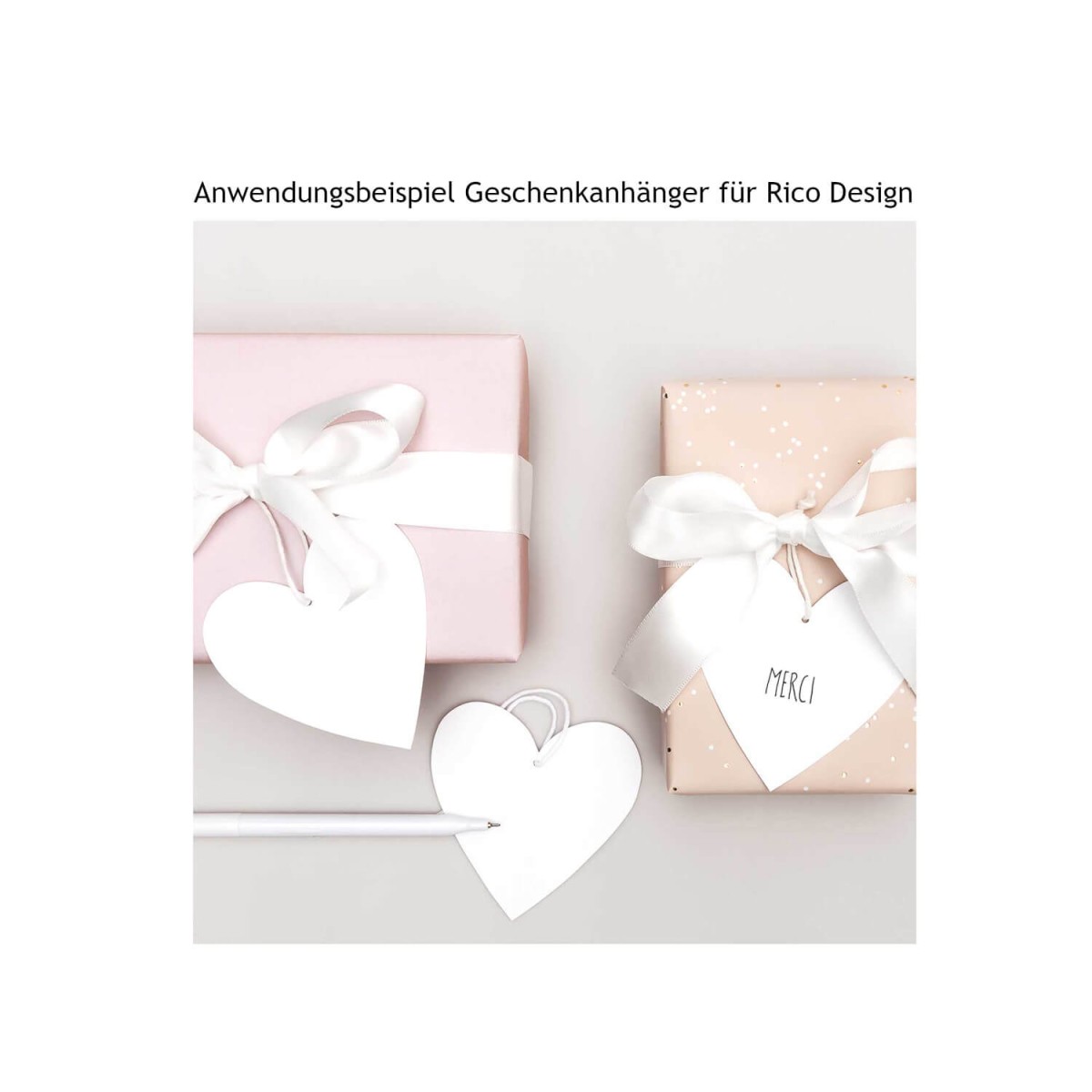 Verpackungsideen Anhänger Herz von Rico Design
