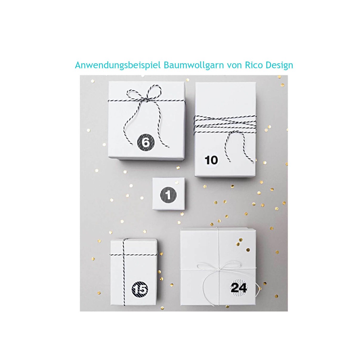 Beispiel Anwendung Baumwollgarn von RicoDesign