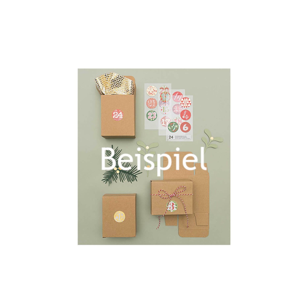 Adventskalender Boxen Beispiel