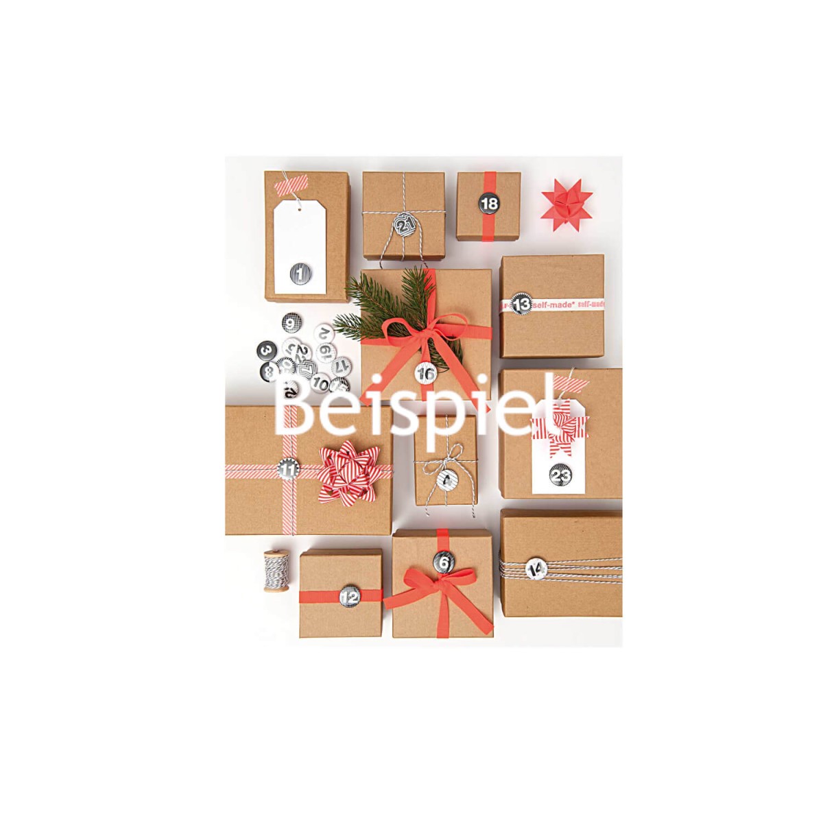 Paper Poetry Boxen Adventskalender Beispielverpackung