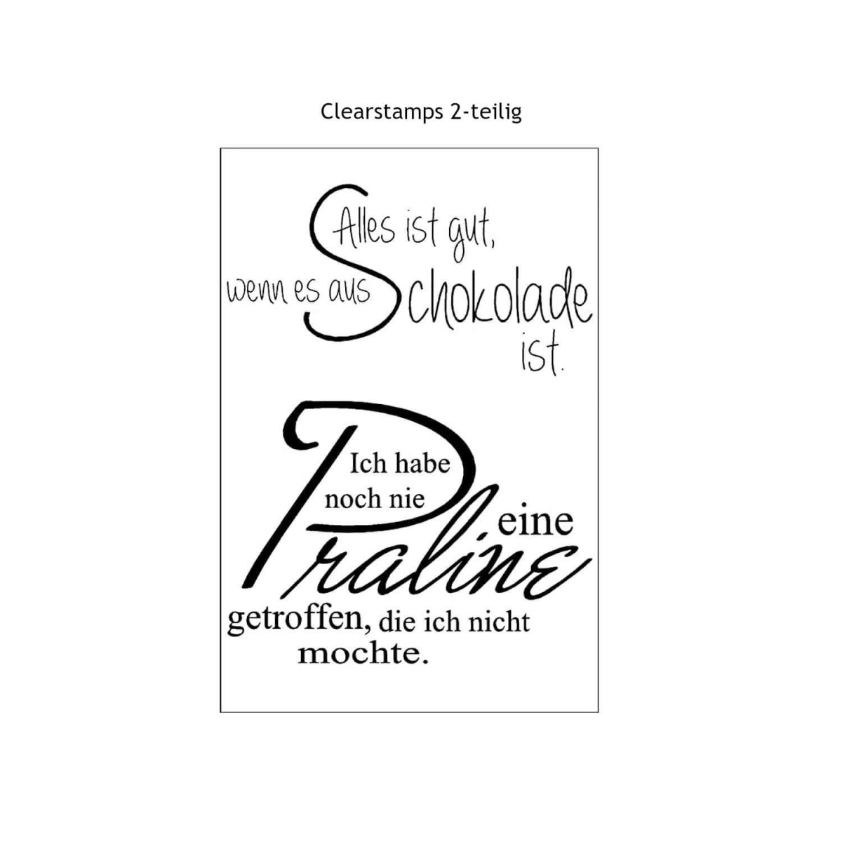Clearstamps Alles ist gut 2-teilig
