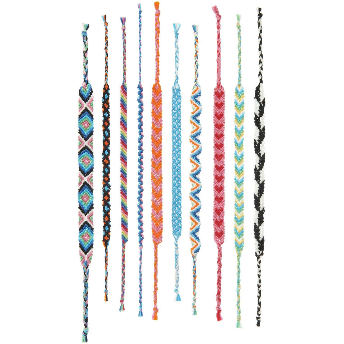 Musterbeispiele von DIY-Set Freundschaftsarmbänder Classic Colours