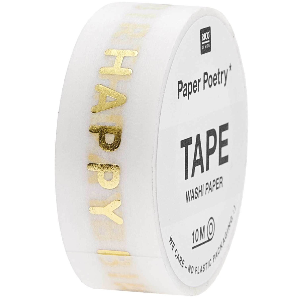 Paper Poetry Tape Happy Birthday natural