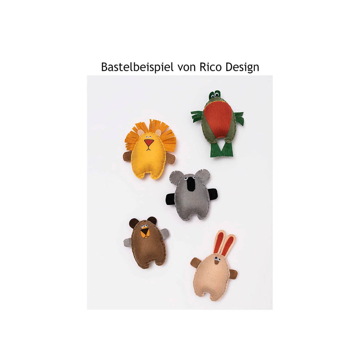 Bastelbeispiele mit Filz von Rico Design