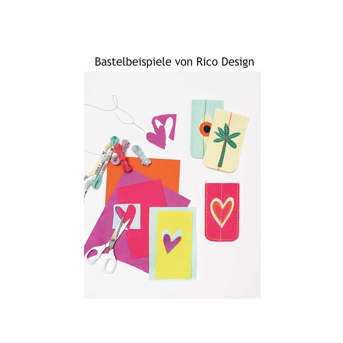 Bastelbeispiele mit Filzplatten von Rico Design