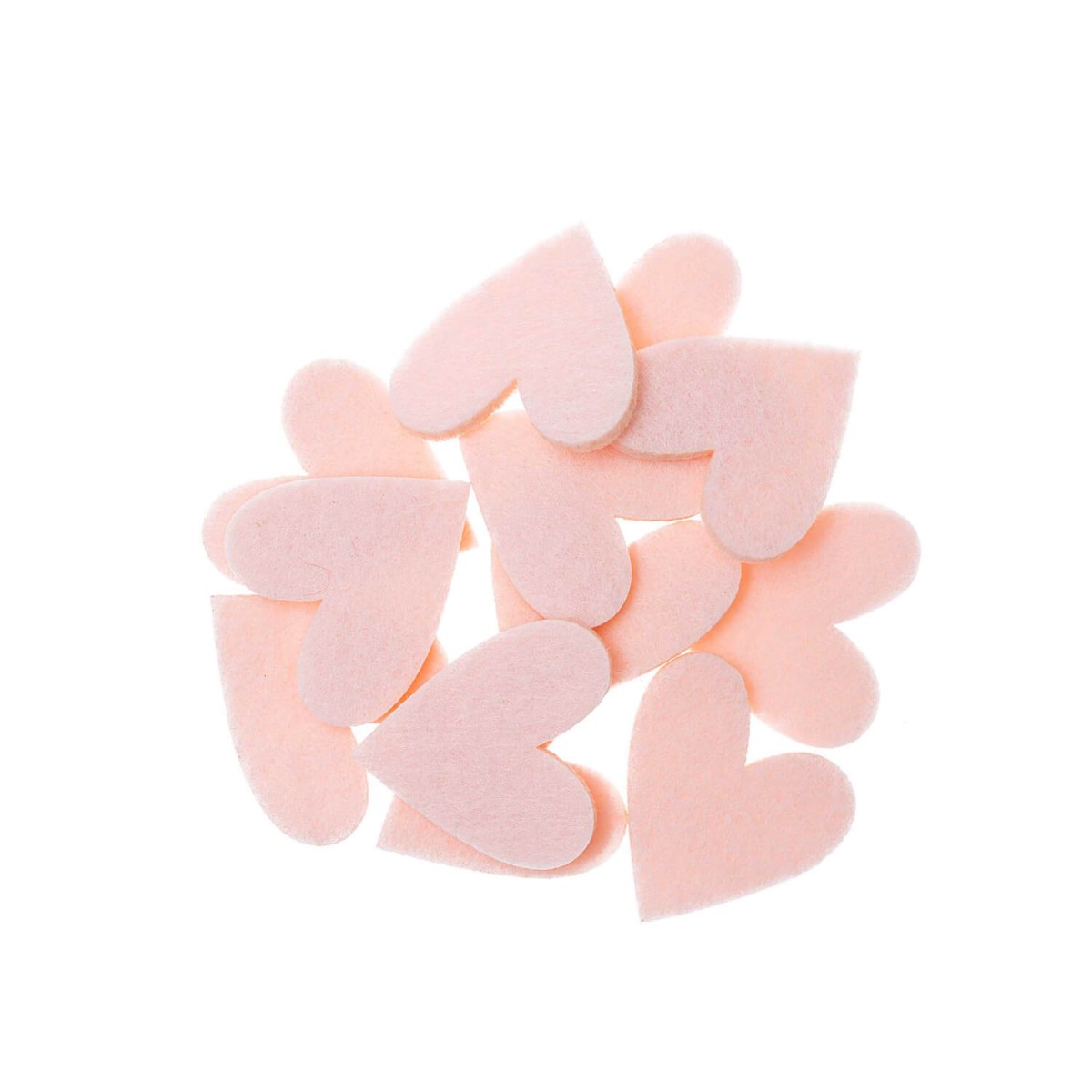 Ohhh! Lovely! Filzstreu Herz rosa 12 Stück