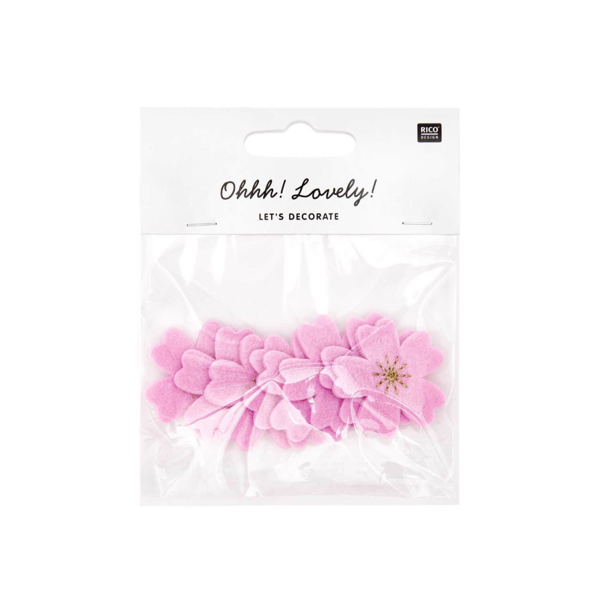 Ohhh! Lovely! Filzstreu Kirschblüte dunkelpink