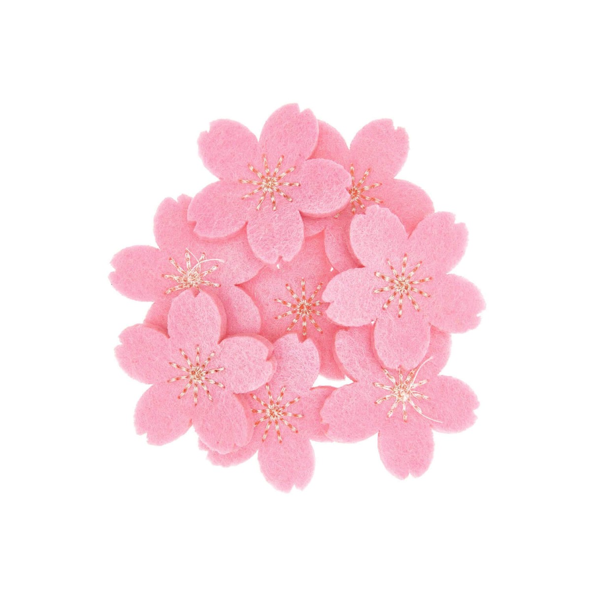 Filzstreu Kirschblüte bestickt von Rico Design
