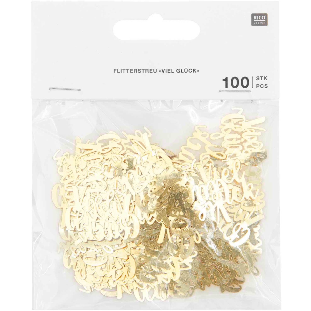 Flitter Viel Glück von Rico Design
