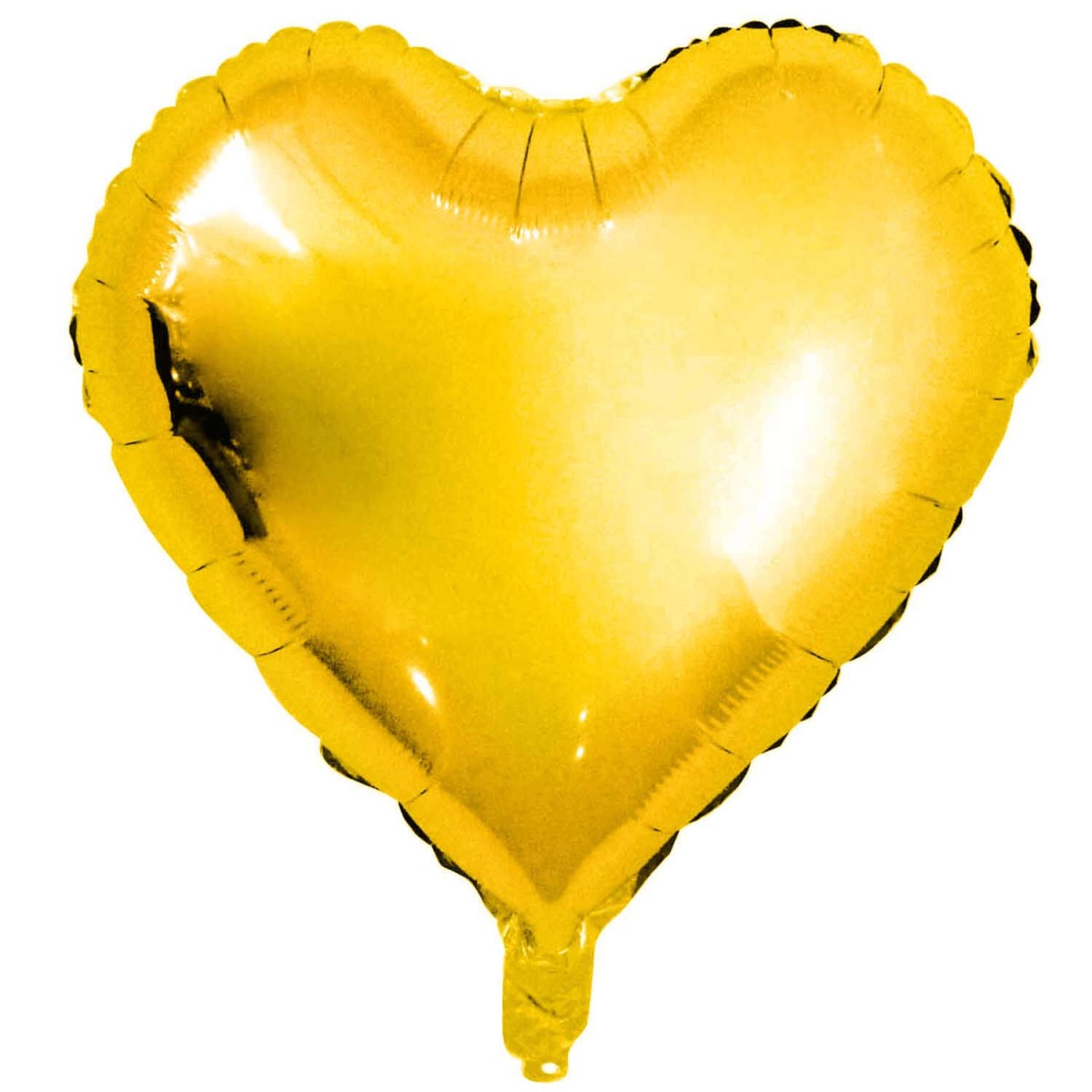 Folienballon Herz goldfarben