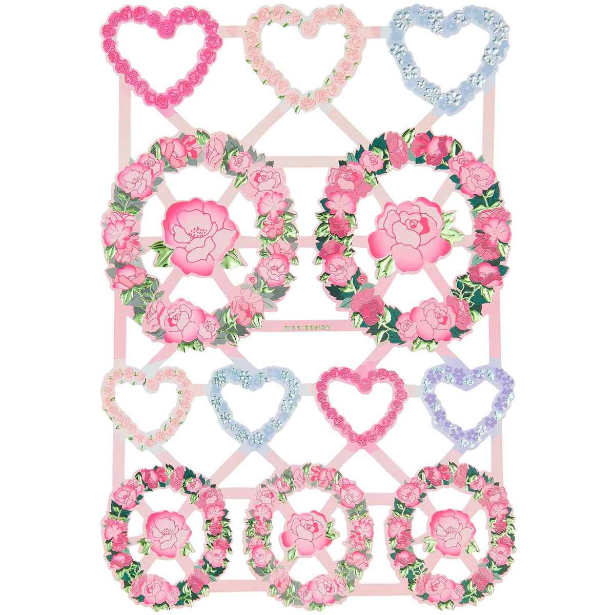 Glanzbilder Frames Bogen 17 x 25 cm
