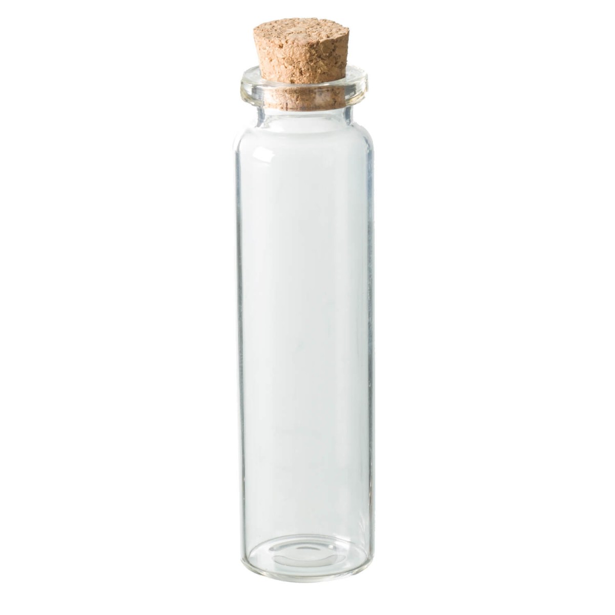 Glasflasche mit Korken 22 x 80 mm 6 Stück