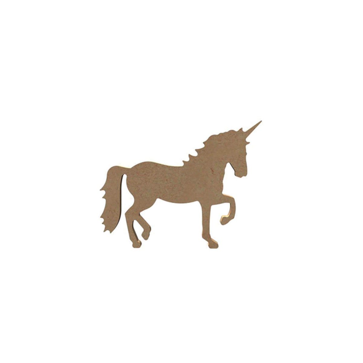 Gomille Holzwerkstoffteil Einhorn