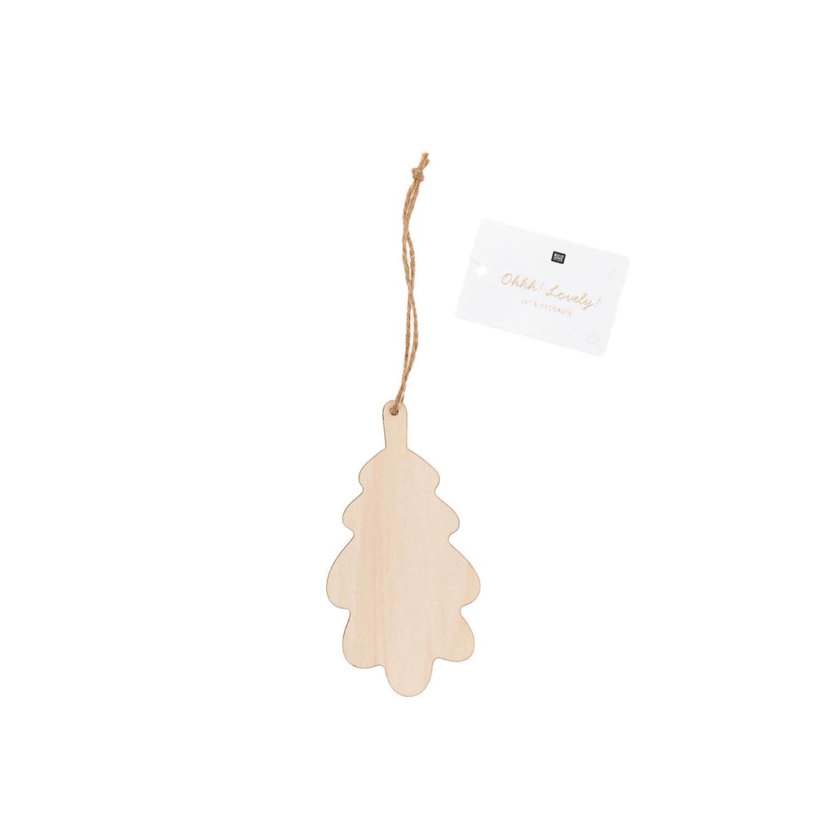 Ohhh! Lovely! Anhänger Eichenblatt Holz