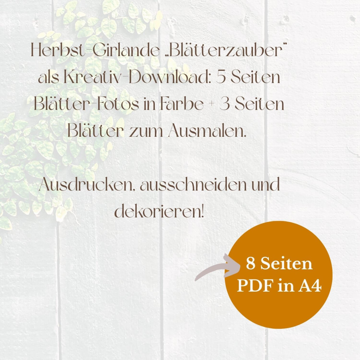 Preview: Herbstgirlande Blätterzauber