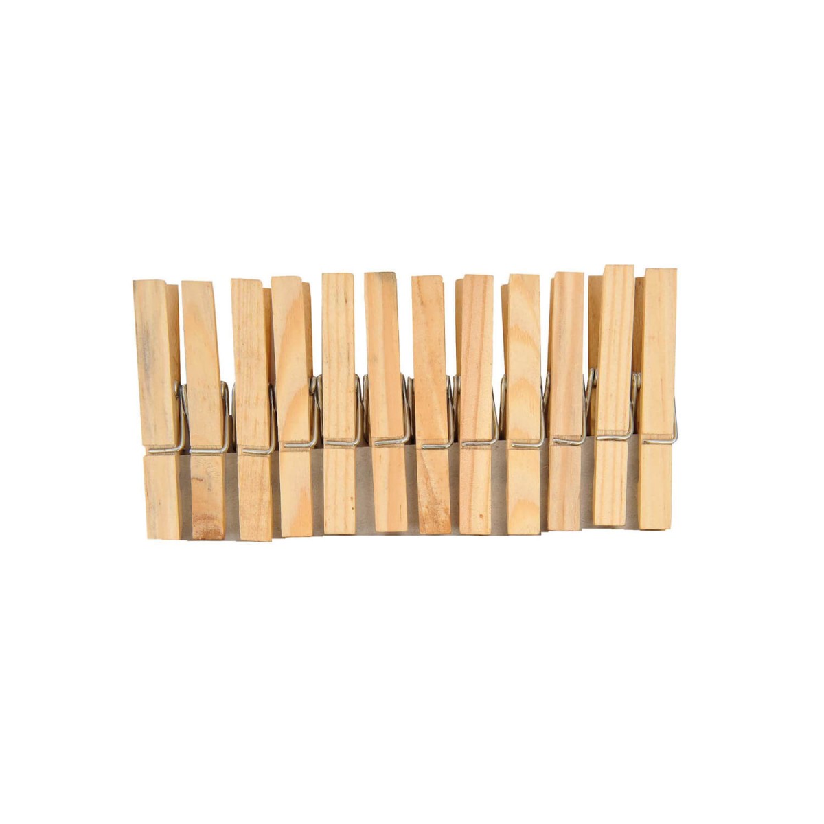 Rico Design Holzklammern natur 24 Stück 72 mm