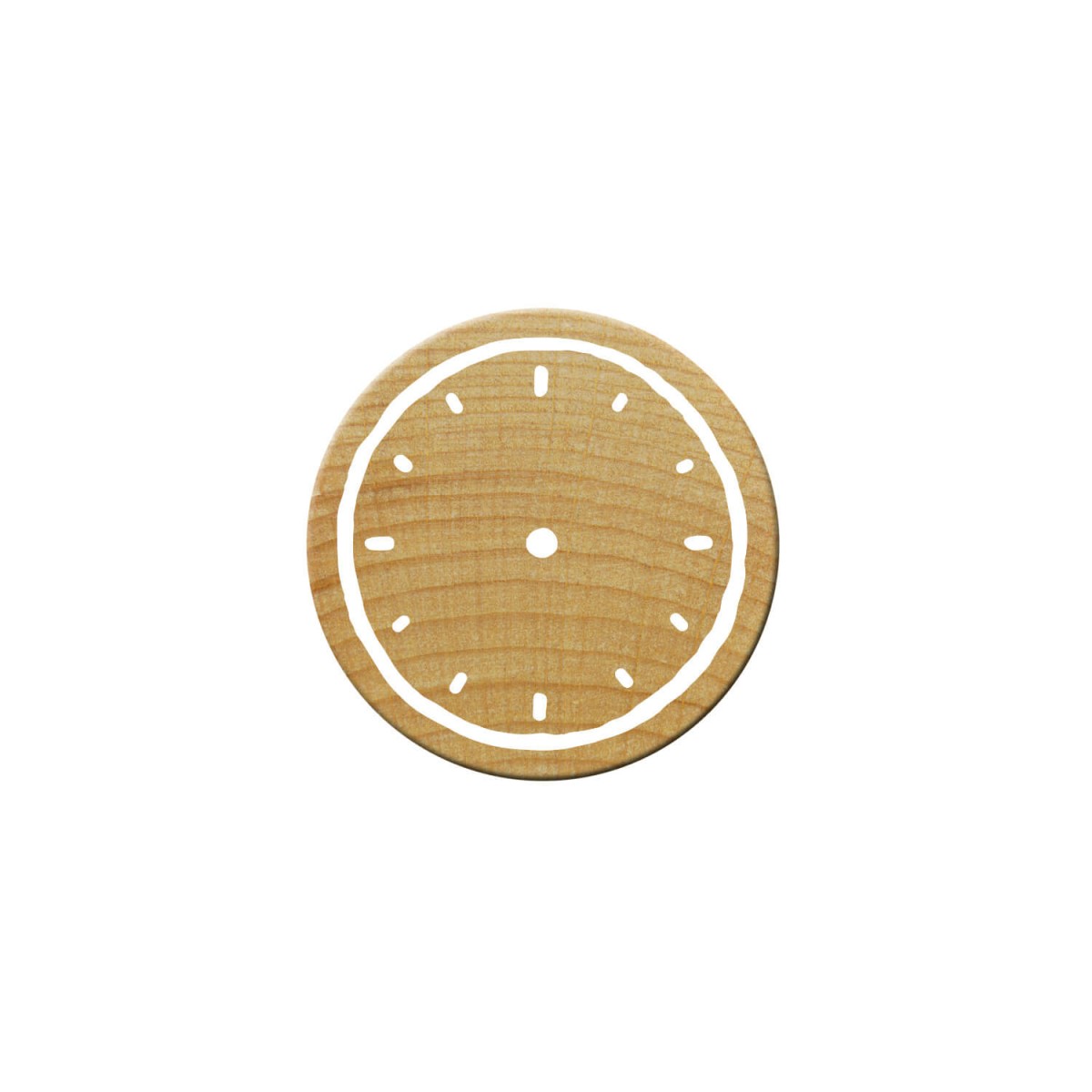 Stempel Uhr Woodies Holzstempel