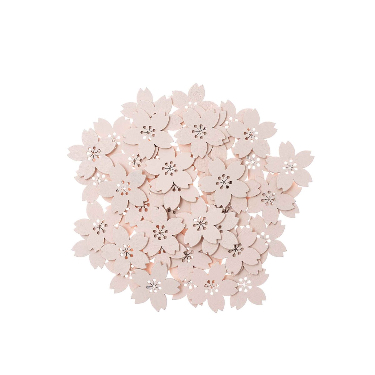 Holzstreuteile Kirschblüte puder von Rico Design