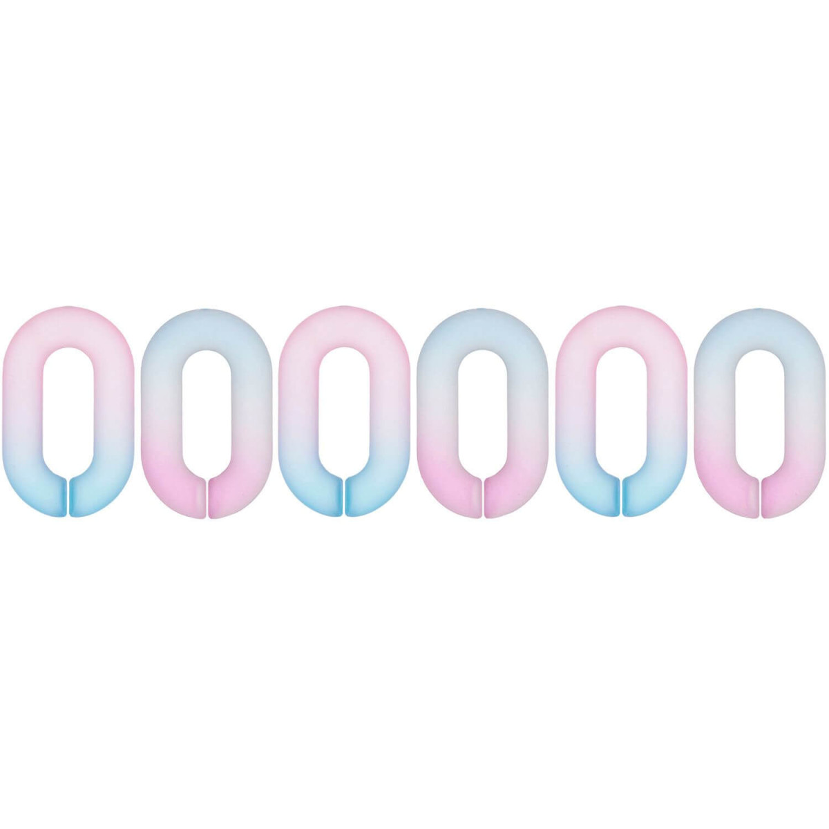 itoshii Kettenglieder matt pink-blau einzeln