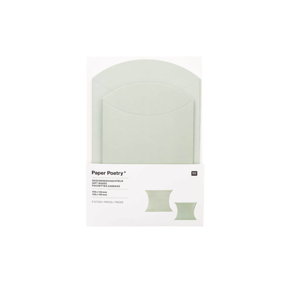 Kissenschachteln Set mint