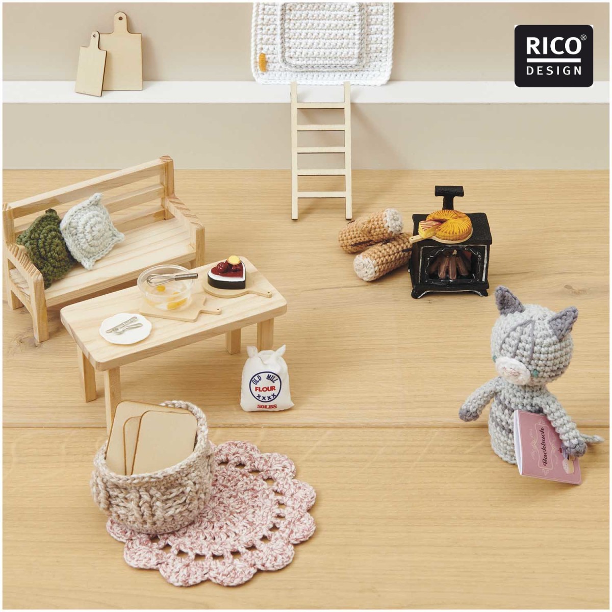 Miniatur Kuchenset in der Miniwelt von RicoRumi