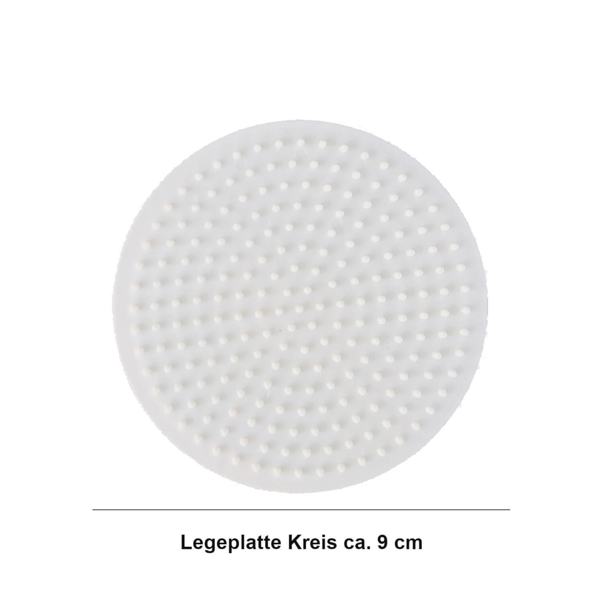 NABBI® Legeplatte Kreis 9 cm weiß