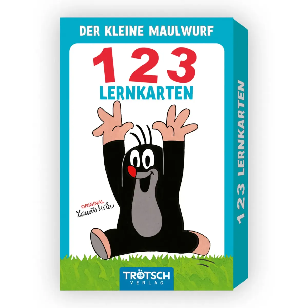 DER KLEINE MAULWURF Lernkarten 123 mit 28 Karten im Format 10 x 6 cm